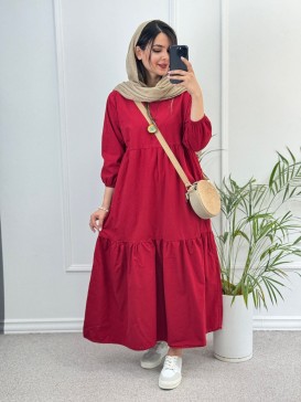 پیراهن مانتویی دریا لینن